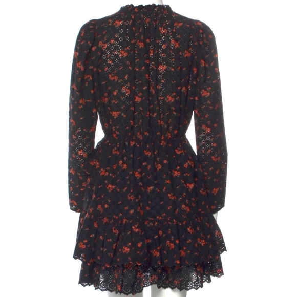 Ulla Johnson Josette Floral Lace Ruffle Cocktail Party Dress XS - Picture 8 of 12